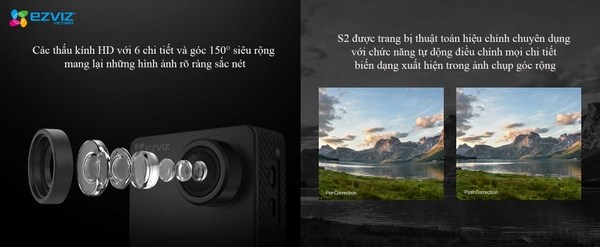 Camera hành trình EZVIZ S2 - Full HD 1080P/60fps