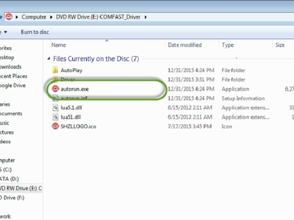 Cài đặt phần mềm Driver USB WiFi cho Window