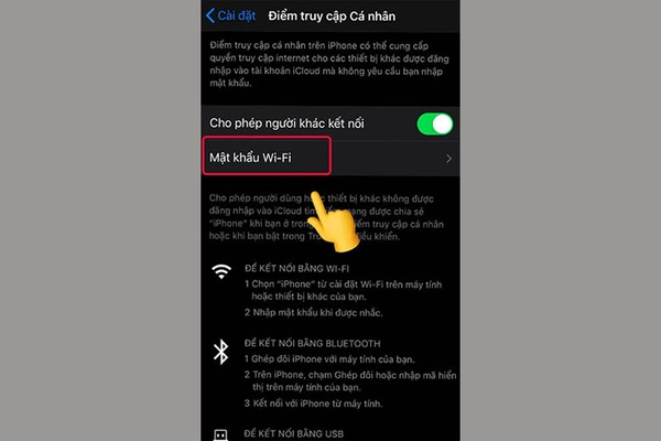 Kiểm tra hoặc thay đổi mật khẩu Wi-Fi