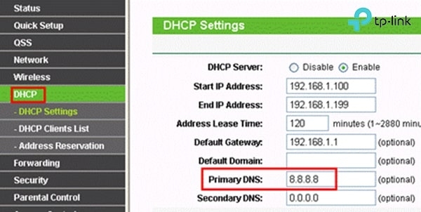 Nhập Secondary DNS
