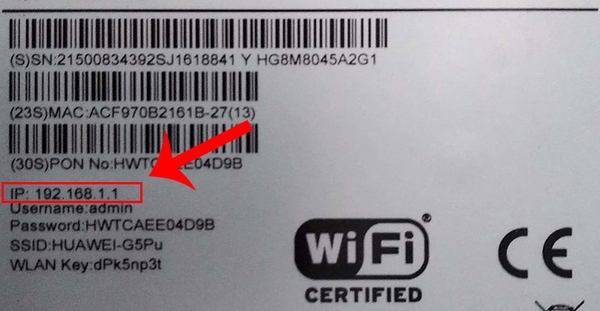 Địa chỉ truy cập vào Default Gateway thường sẽ được để ở mặt sau modem