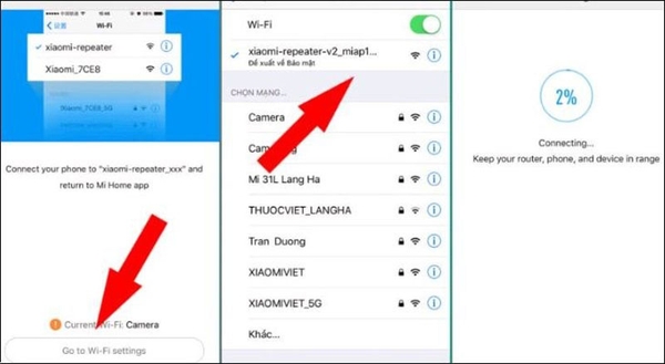 Kết nối mạng wifi