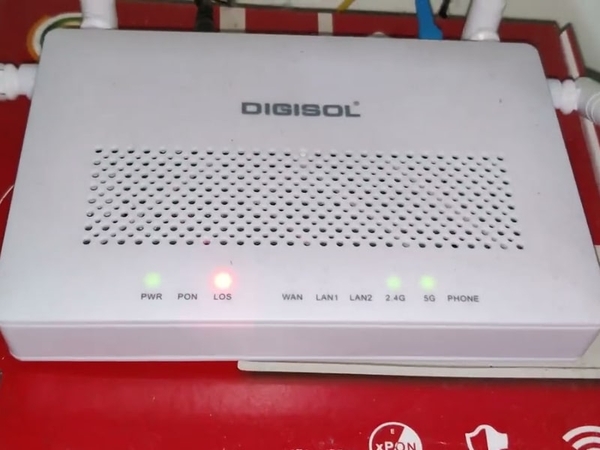 Lỗi đèn LOS nháy đỏ thường gây ra tình trạng Internet No Access khi sử dụng mạng