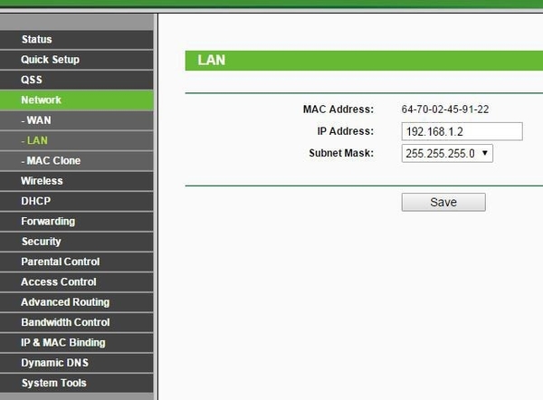 Đăng nhập vào địa chỉ IP