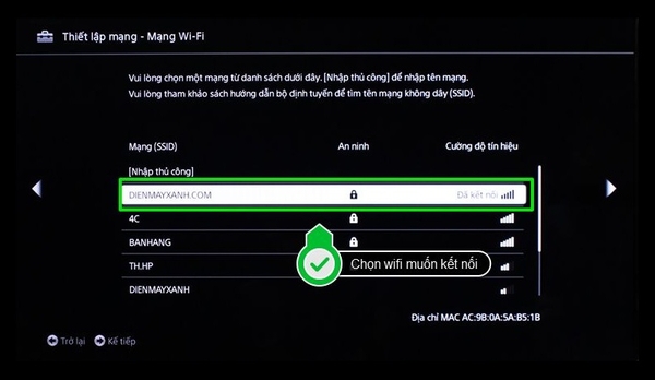 Điều chỉnh địa chỉ IP và DNS để khắc phục lỗi tivi Sony không kết nối được wifi