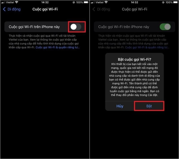 Kích hoạt tính năng Wi-Fi Calling trên iPhone