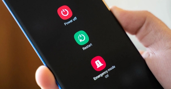 Restart lại điện thoại của bạn