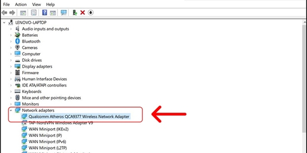Cập nhật hoặc cài đặt lại Driver wifi để khắc phục lỗi wifi laptop bị gạch chéo đỏ