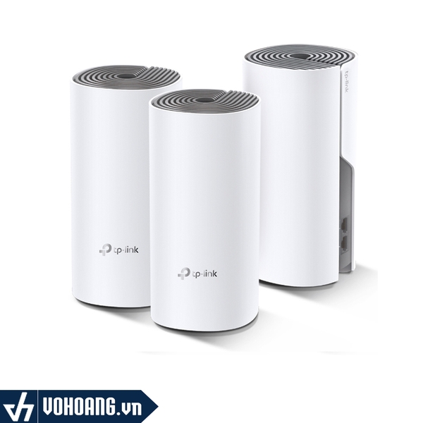 TP-Link Deco E4 (Pack 3) | Hệ Thống Wi-Fi Mesh Phủ Sóng Rộng Không Điểm Chết AC1200