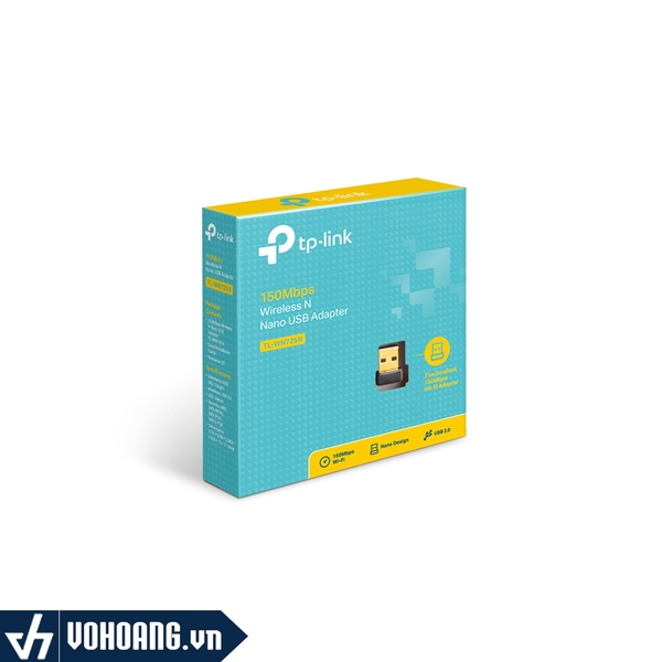 TP-Link TL-WN725N | Usb Thu Wi-Fi Kích Thước Nano 150Mbps | Hàng Chính Hãng