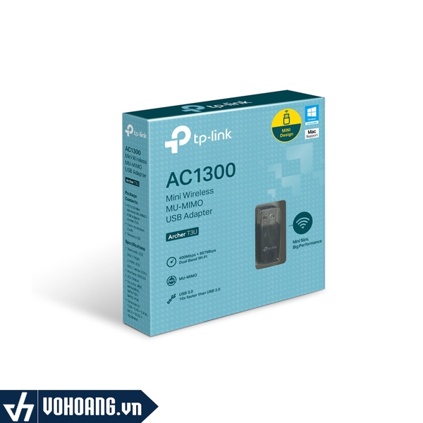 TP-Link Archer T3U | Usb Thu Wi-Fi Công Nghệ MU-MIMO AC1300 | Hàng Chính Hãng