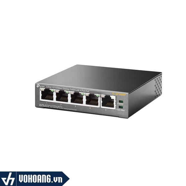 TP-Link TL-SF1005P | Bộ Chia Tín Hiệu Để Bàn 5 cổng 10/100Mbps với 4 cổng PoE