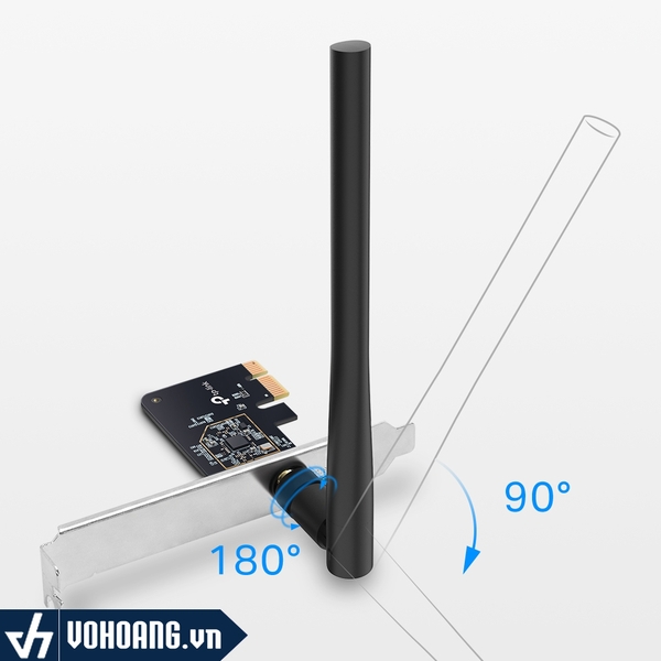 TP-Link Archer T2E | Thiết Bị Thu Wi-Fi Cho Máy Tính Bàn/ PC Băng Tần Kép AC600 | Hàng Chính Hãng