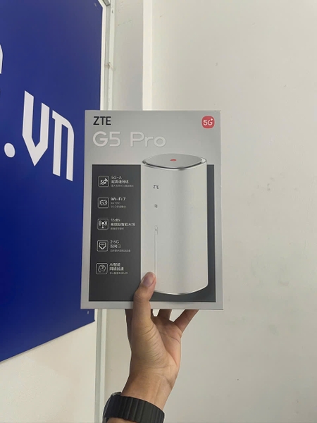 ZTE G5 Pro (MC8512) | Router 5G WiFi7 Be7200 Hỗ Trợ Băng Tần 6Ghz Cực Mạnh