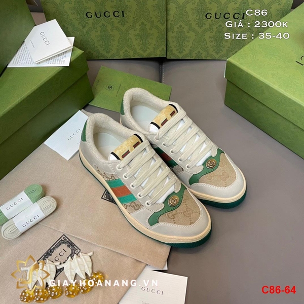 C86-64 Gucci giày thể thao siêu cấp