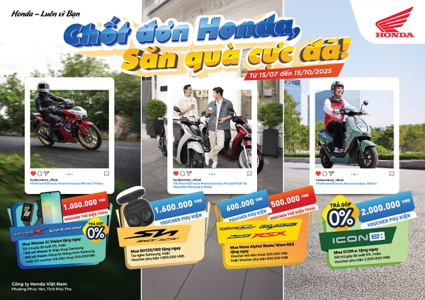 ✅ CHỐT ĐƠN HONDA - SĂN QUÀ CỰC ĐÃ 🎊