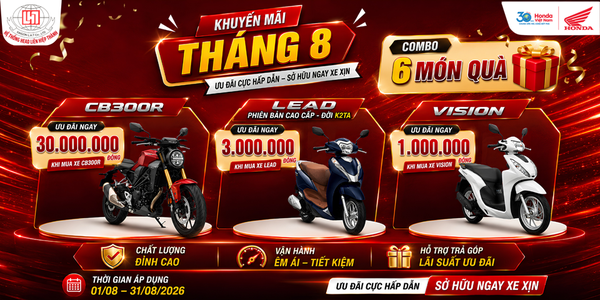 ƯU ĐÃI THÁNG 8