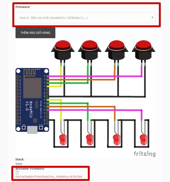 Hướng dẫn kích hoạt ESP8266 sử dụng firmware của iNut Platform | Giải ...
