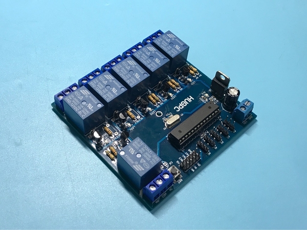Module điều khiển 6 Relay bằng atemega 328 có 5 đầu vào | Giải Pháp Chung