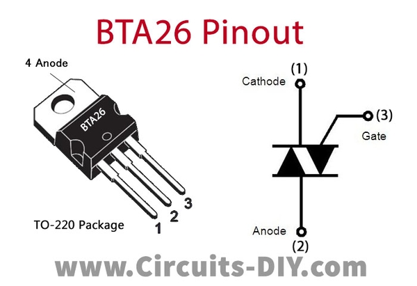 BTA26-600B Triac 26A 600V | Giải Pháp Chung