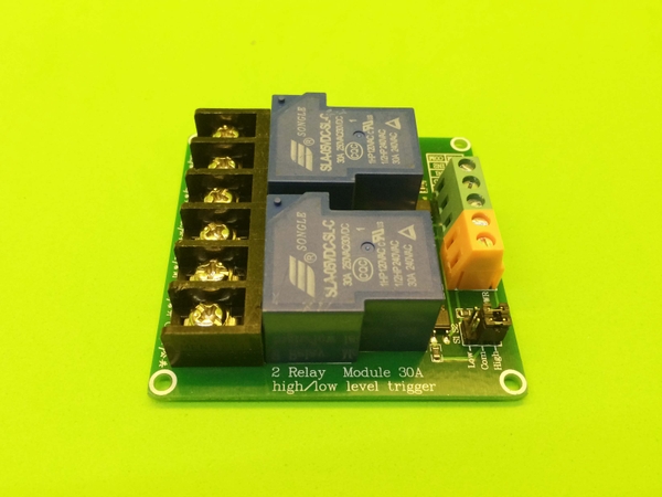 Module Relay 2 kênh 5V 30A | Giải Pháp Chung