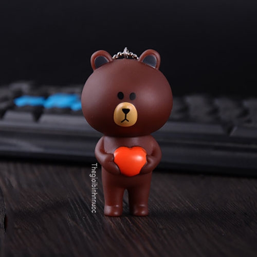 Móc Khóa Line Gấu Brown Thỏ Cony 