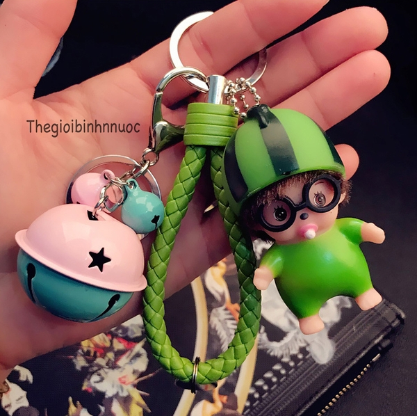 Móc Khoá Búp Bê Dưa Hấu
