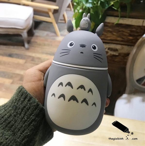 Bình Thuỷ Tinh Mèo Totoro Đáng Yêu