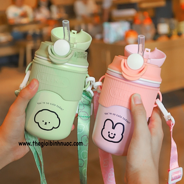 Bình Giữ Nhiệt Nút Bật 500ML