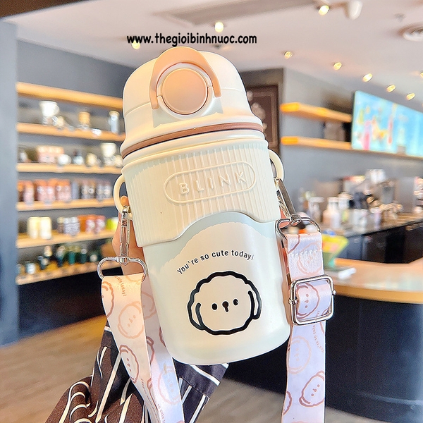 Bình Giữ Nhiệt Nút Bật 500ML