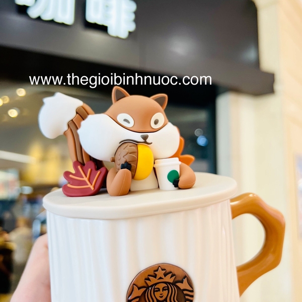 Ly Starbucks Squirrel Stump Mug 390ML