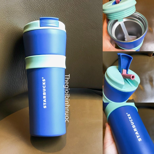 Bình Giữ Nhiệt Starbucks Nắp Bật 473ML