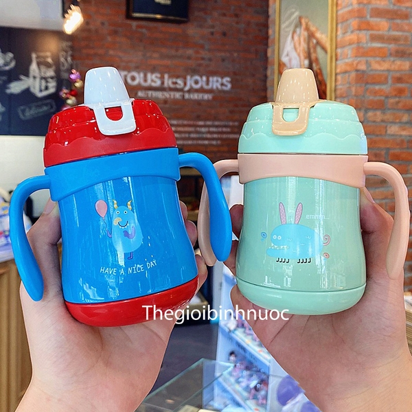 Bình Giữ Nhiệt Tay Cầm Cho Bé