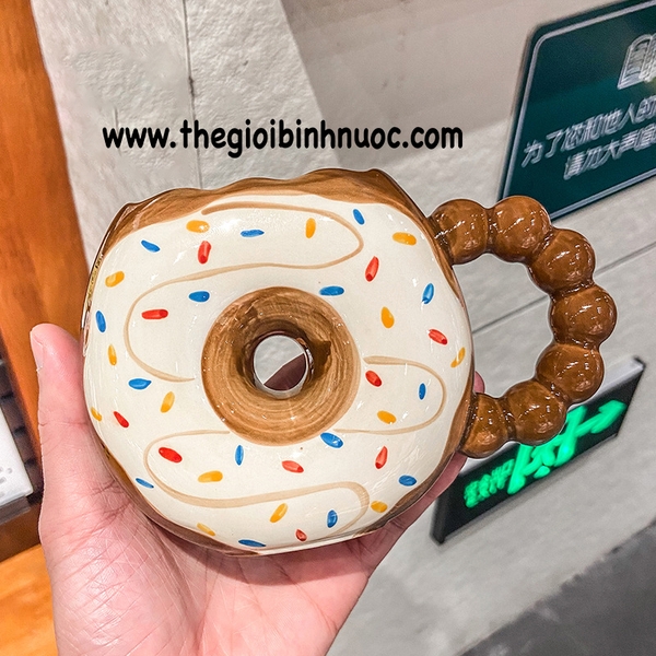 Ly Sứ Hoạ Tiết Bánh Donut Siêu Dễ Thương