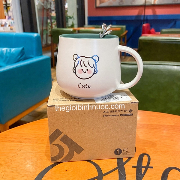 Ly Sứ Couple Cute Cool 350ML