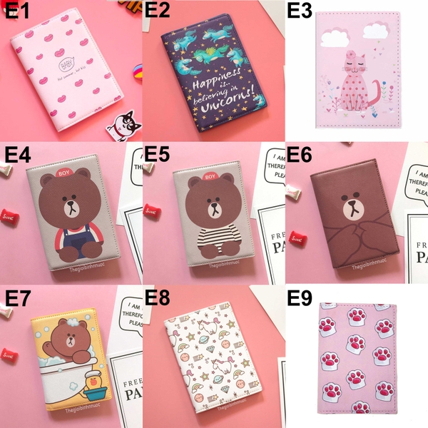 Vỏ Bọc Hộ Chiếu Ví Đựng Passport Cover