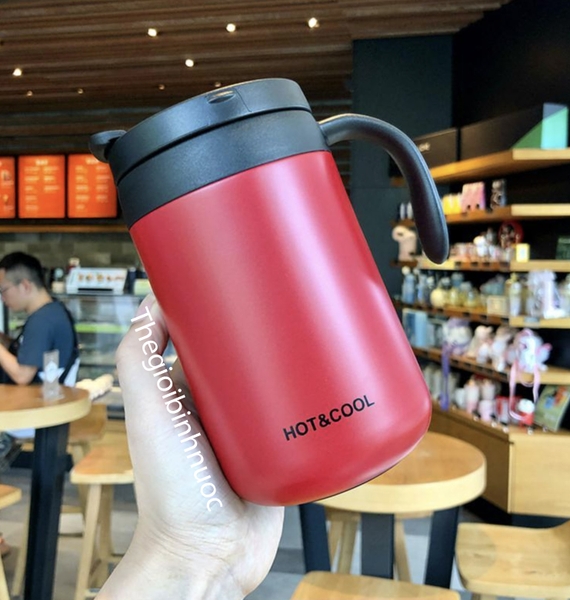 Ly Giữ Nhiệt Kèm Tay Cầm Hot&Cold B445