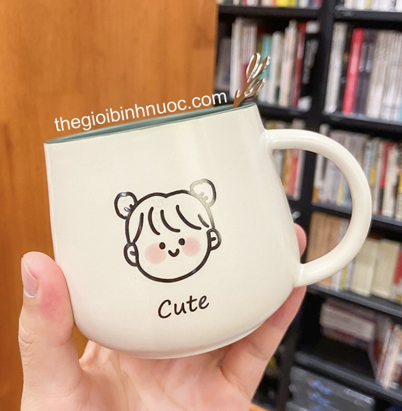 Ly Sứ Couple Cute Cool 350ML