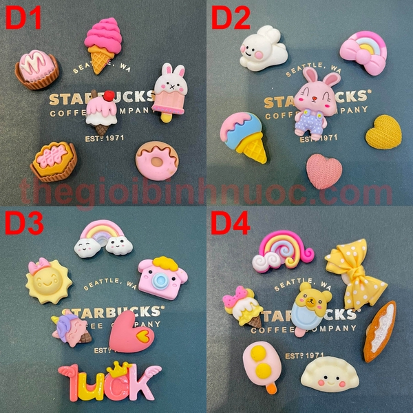 Sticker 3D Trang Trí Bình Nước