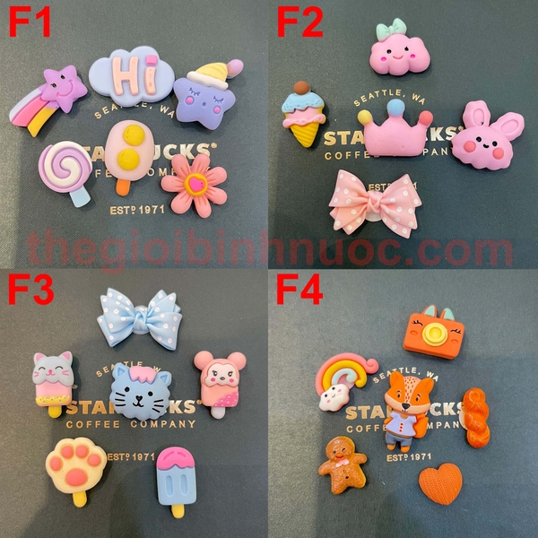 Sticker 3D Trang Trí Bình Nước