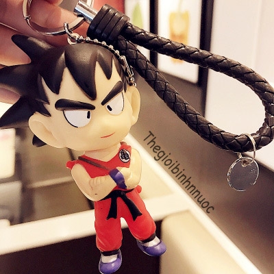 Móc Khóa Goku, Krillin Siêu Ngầu - Kèm Dây Đan 
