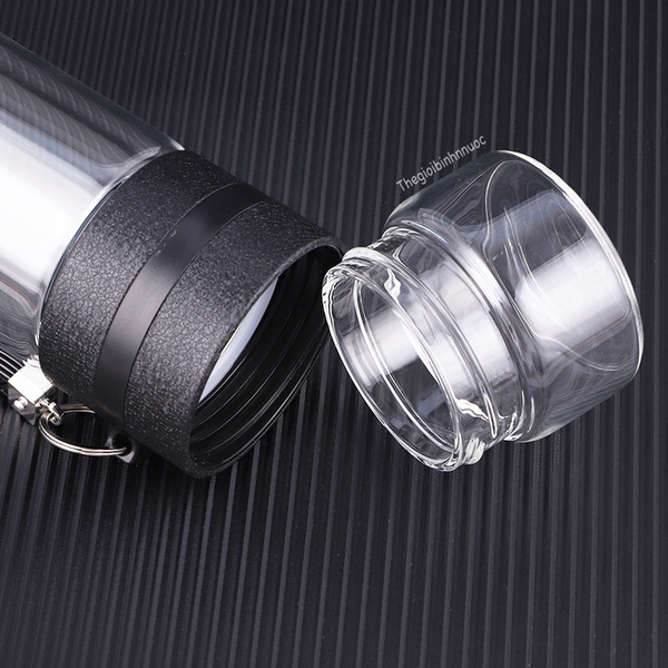 Bình nước thủy tinh 2 lớp
