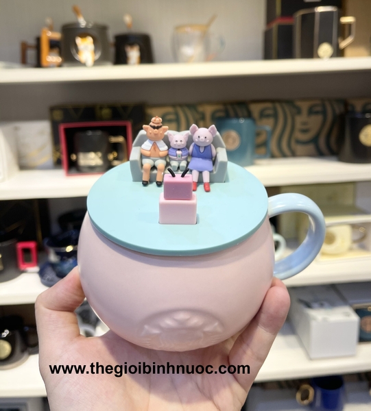 Ly Sứ Starbucks Piggy