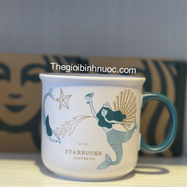 Ly STARBUCKRS Mermaid mug Nordic 355ML