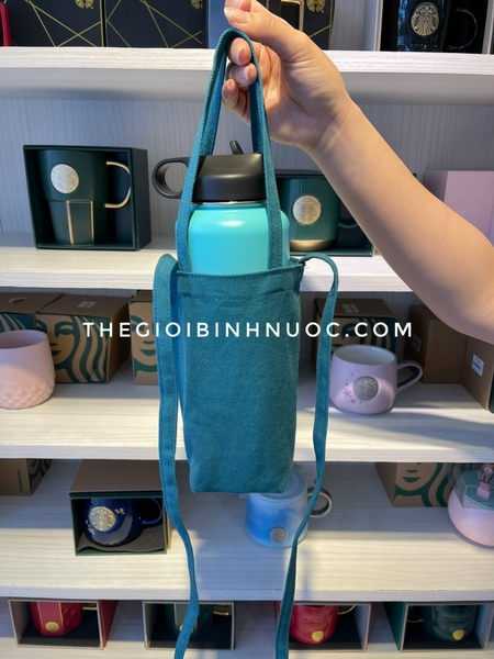 Túi Đựng Bình Nước Size Lớn Kèm Dây Đeo Chéo