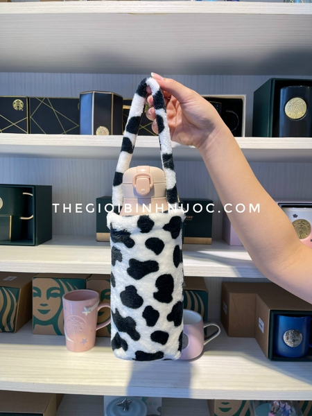 Túi Đựng Bình Nước 500ML Hoạ Tiết Thời Trang
