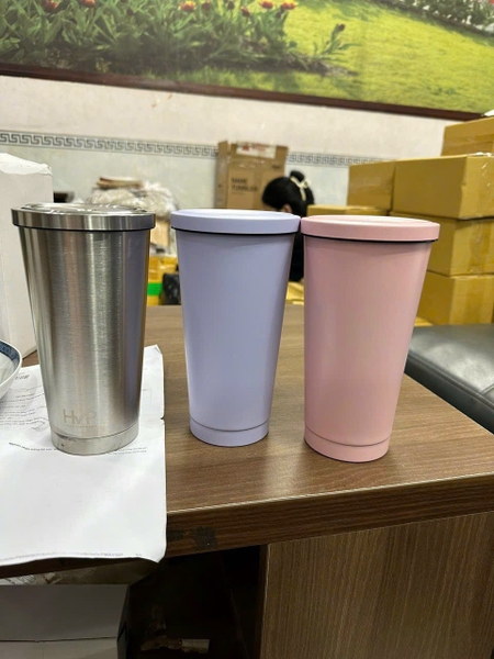 Sỉ In Khắc Logo Ly Giữ Nhiệt 550ML