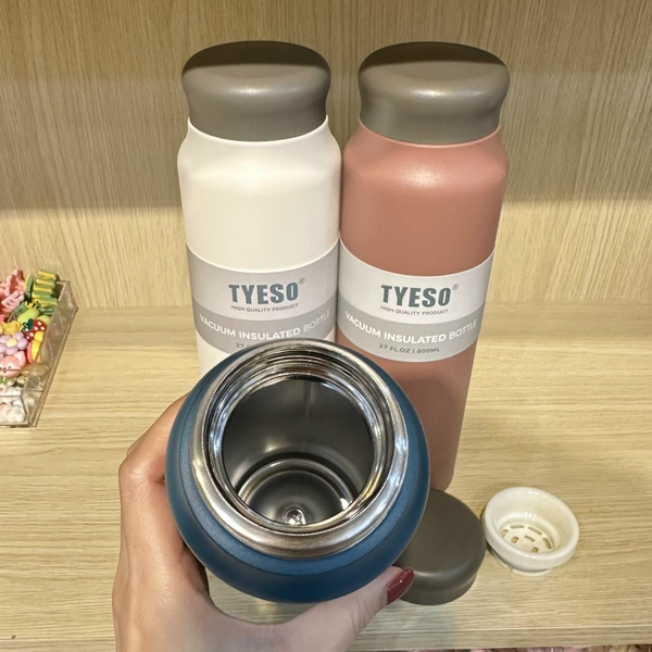 Bình Giữ Nhiệt Tyeso 800ML Inox 304