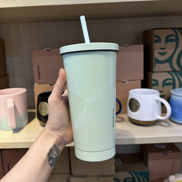 Ly Cold Cup Starbucks Xanh Mint 500ML