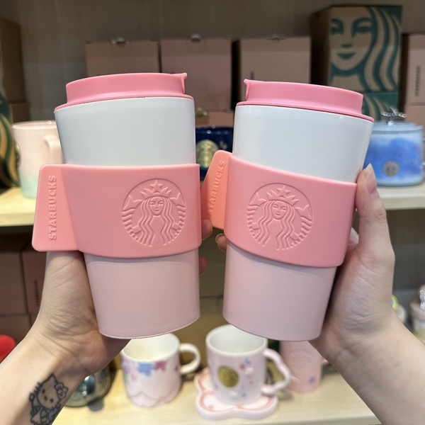 Starbucks PLA Tumbler Pink 17OZ